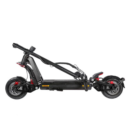 Inmotion RS Midnight Electric Scooter - Folded View