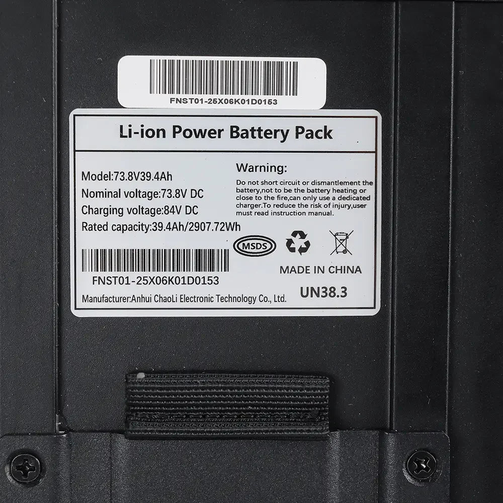 72V 40Ah Battery for Daytona