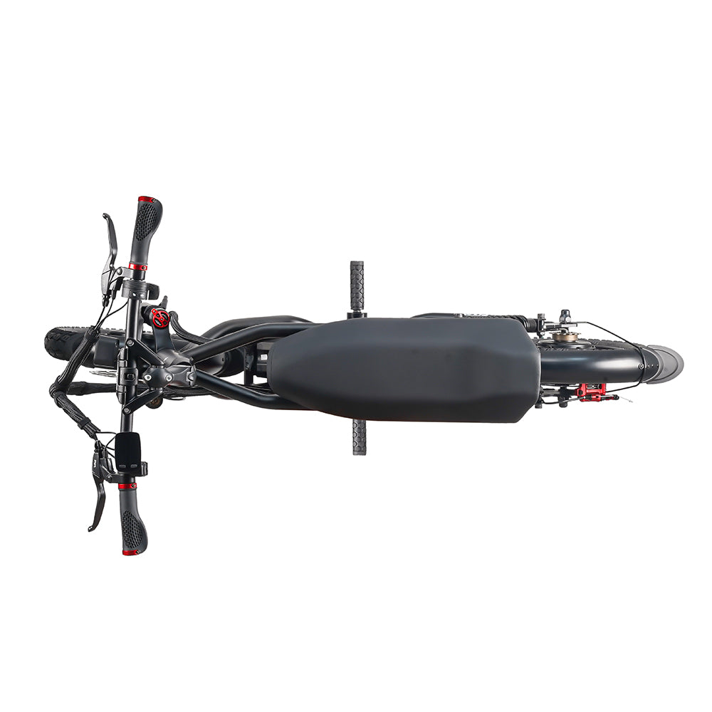 Folded view of EMOVE RoadRunner V3 electric scooter