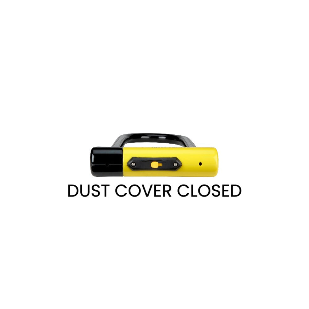 Kryptonite New York Standard U-Lock Bottom View With Dust Cover Closed