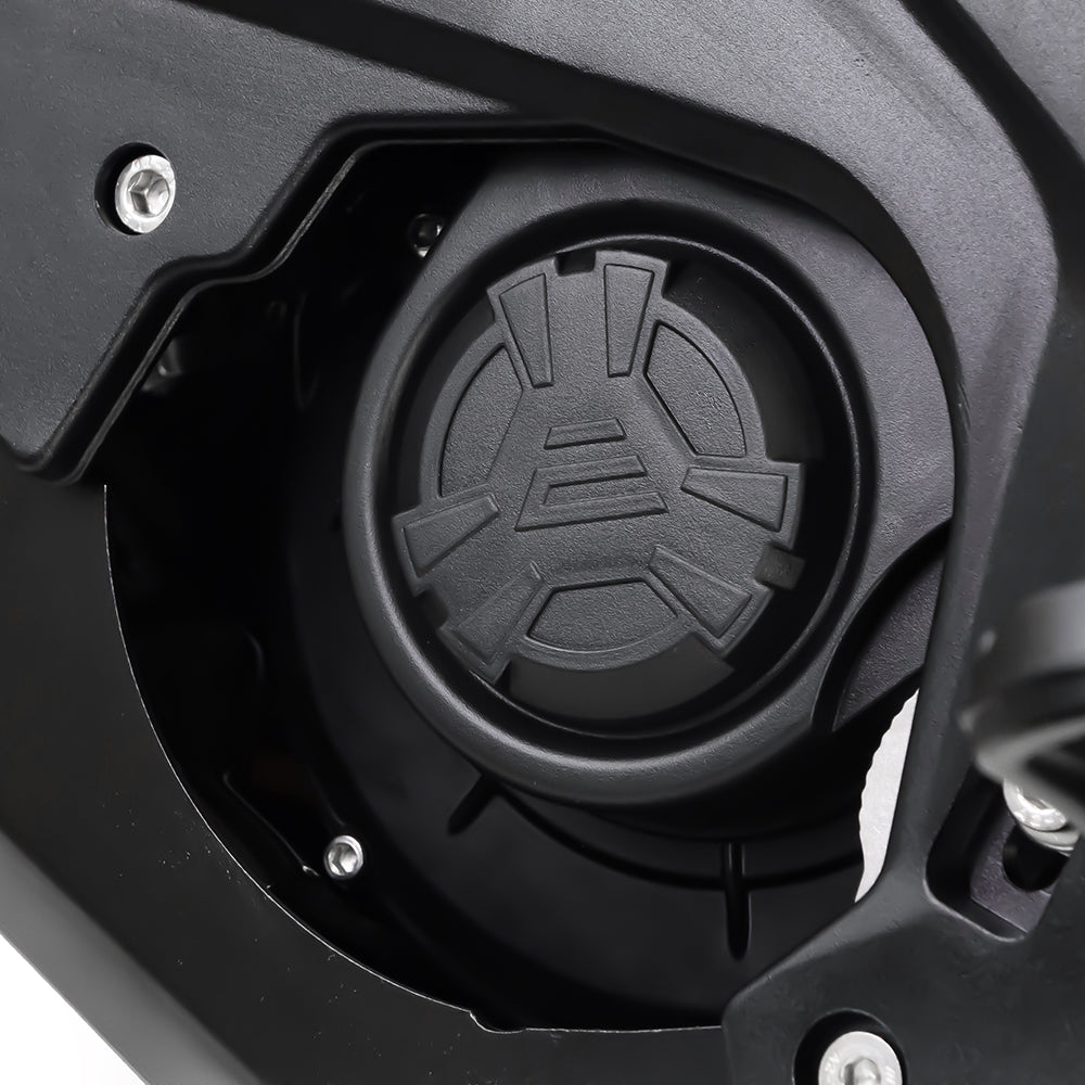 Center motor view + housing