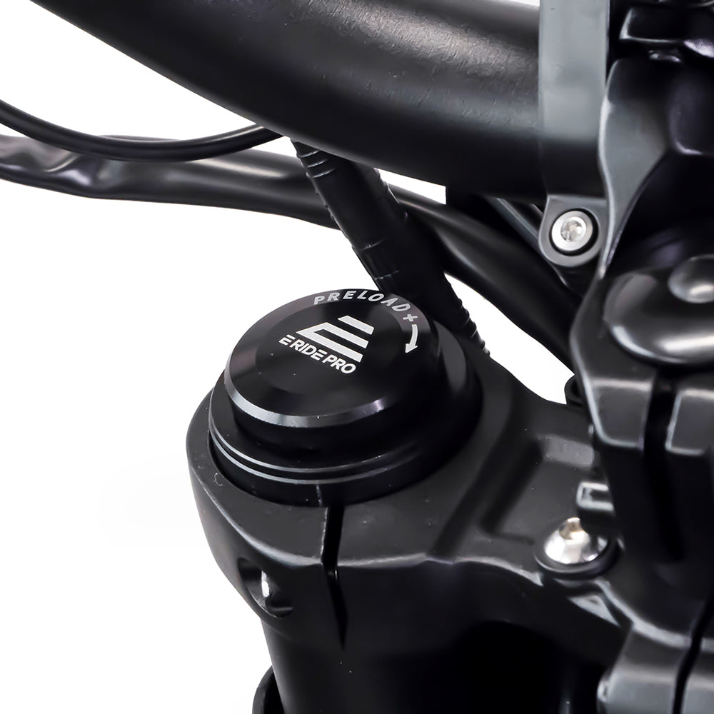 Adjustable front suspension fork